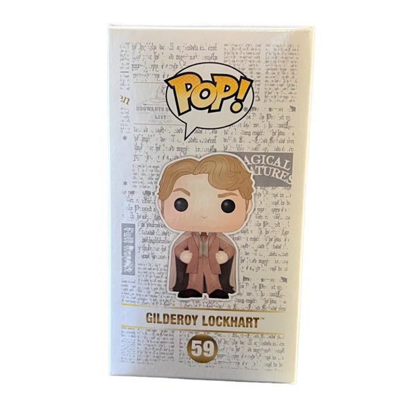 NWOT Funko Pop Harry Potter 59 Gilderoy Lockhart Collectible Vinyl Figure - Picture 4 of 7
